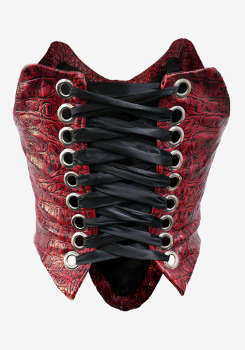 Red Leather Corset_Back