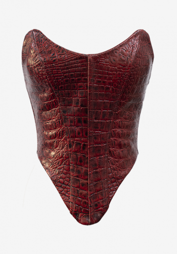Red Leather Corset_Front